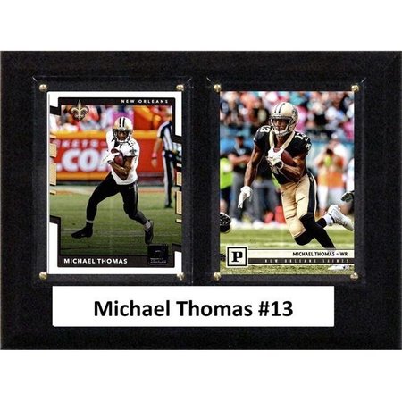 WILLIAMS & SON SAW & SUPPLY C&I Collectables 68MIKETHOMAS NFL 6 x 8 in. Michael Thomas New Orleans Saints Two Card Plaque 68MIKETHOMAS